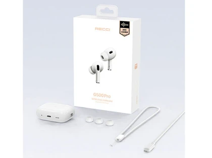 هندزفری بی سیم استریو رسی Recci G500 pro wireless earbuds MagSafe wireless charging ANC
