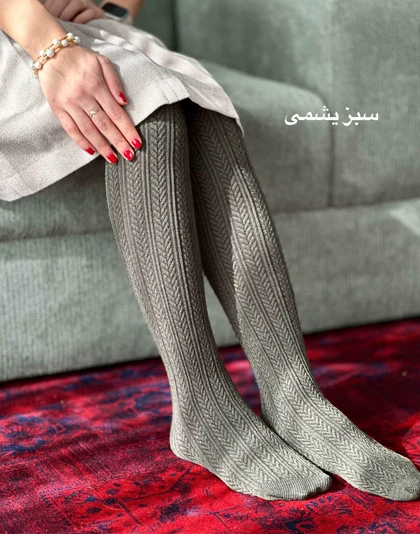جوراب شلواری گندمی پنتی 1