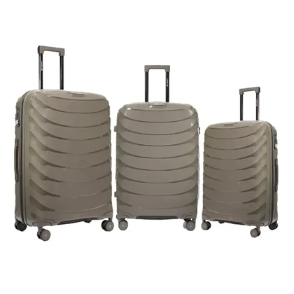 چمدان نشکن هادایز مدل HADIZE - HZD185 SERIES POLYPROPYLENE سری 3 عددی (همراه با کاور هدیه)