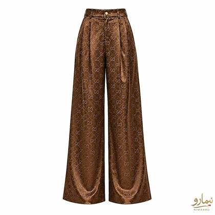شلوار ساتن ابریشم Gucci