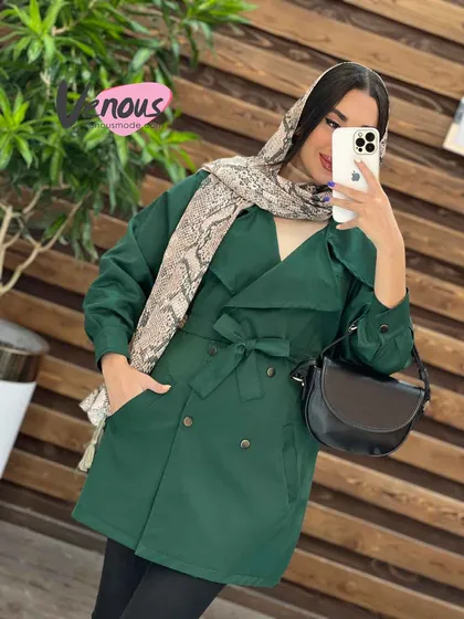 بارانی چهاردکمه یقه انگلیسی