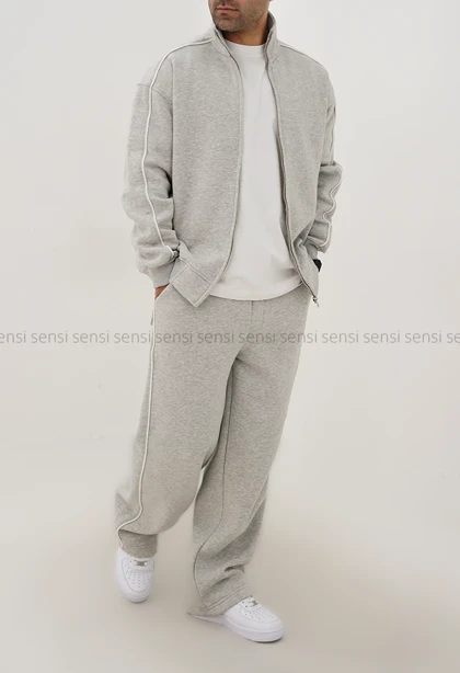 ست مردانه سویشرت شلوار گرم دارکد20000045