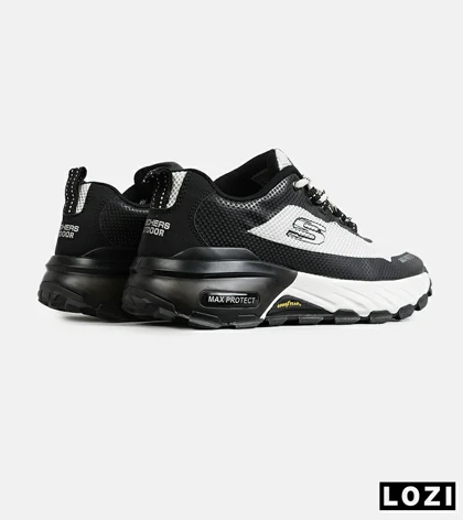 کفش کتانی طبی ورزشی سفید مشکی SKECHERS max protect مدل 7773