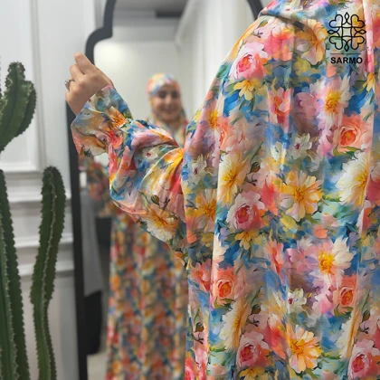 چادرنماز آستین‌دار تبسم
