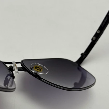 عینک آفتابی مردانه کارتیر Cartier مدل Santos تمام مشکی