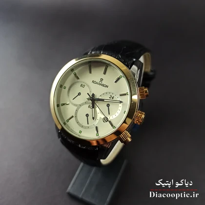 ساعت مچی زنانه موتور ژاپن برند رمانسون مدل DO1221 بند چرمی