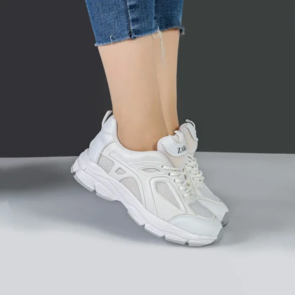 کفش و کتانی زنانه و دخترانه مدل زارا ZARA رنگ سفید کد M957