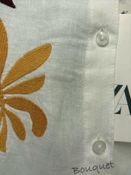 شومیز زارا گلدوزی مشکی