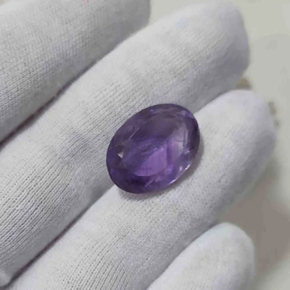 سنگ آمیتیست تراش جواهری کد 7 (22 قیراطی)