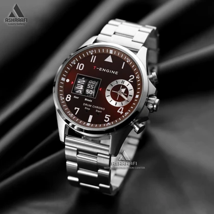 ساعت تی انجین درام کورنو T-Engine Drum Chrono 3940-SR