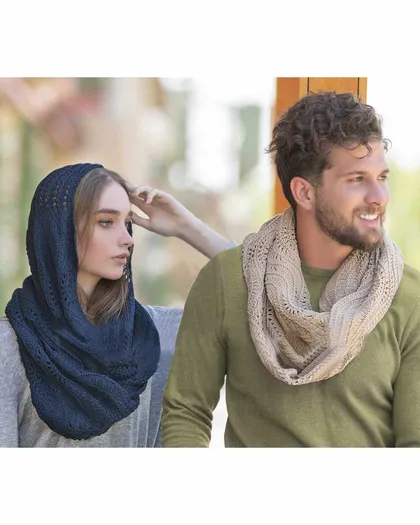 شال گردن بافت رینگی