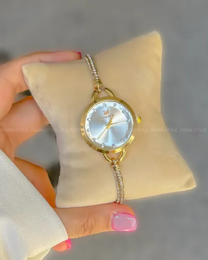 ساعت نگینی دخترانه