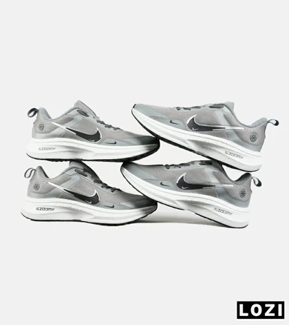 کفش کتانی مردانه طوسی مشکی NIKE LeBron 22 Bright مدل 7201