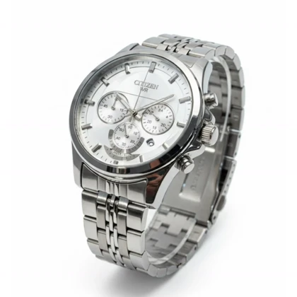 ساعت استیل طرح سیتیزن مردانه نقره ای