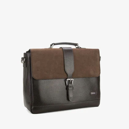 کیف اداری چرم طبیعی مردانه مونو mono مدل A0003