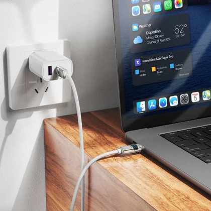 کابل تایپ سی به تایپ سی هوکو Hoco مدل U137 توان 60 وات 1.2 متر