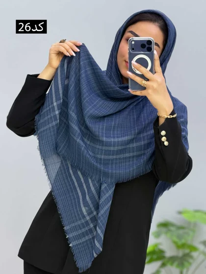 روسری نخی شیده کد 11025