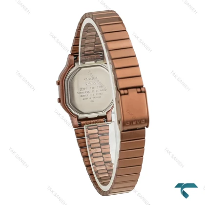 ساعت کاسیو نوستالژی LA-11WR زنانه رزگلد Casio-7435-L