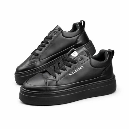 کفش کتانی مردانه مدل ونس پل اندبیر لژ دار مشکی Vans Pull Bear