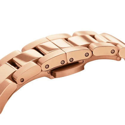 ساعت دنیل ولینگتون زنانه رزگلد صفحه سفید متوسط DW-3453-L