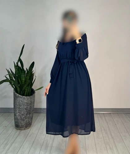 پیراهن حریر ستاره 4