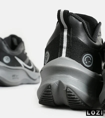 کفش کتانی مردانه و زنانه مشکی طوسی NIKE zoom x smiley مدل 7062