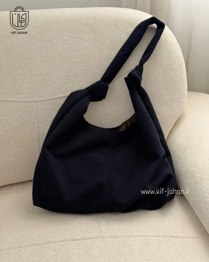 کیف ژیلا جیر با پارچه سوییت