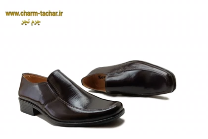 کفش مجلسی بدون بند کلاسیک چرم طبیعی مردانه