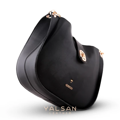 کیف دوشی زنانه چرم یلسان مدل لنا کد 101-MRV