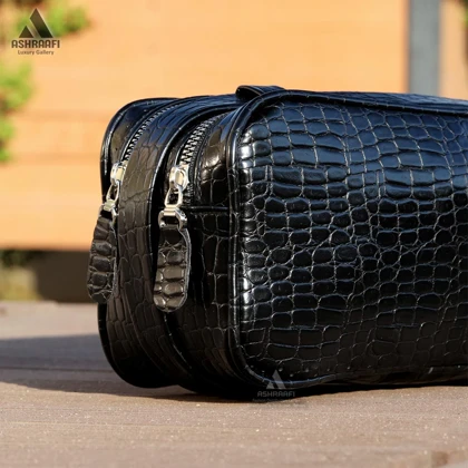 شوز بگ دستی چرم Shoes Bag A04