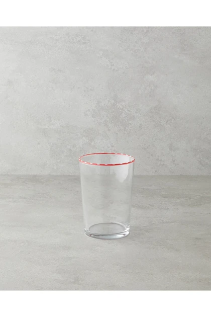 لیوان شیشه‌ای English Home مدل Candy Cane Stripe