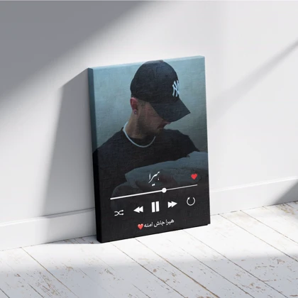 تابلو سفارشی عکس نوزاد و والدین