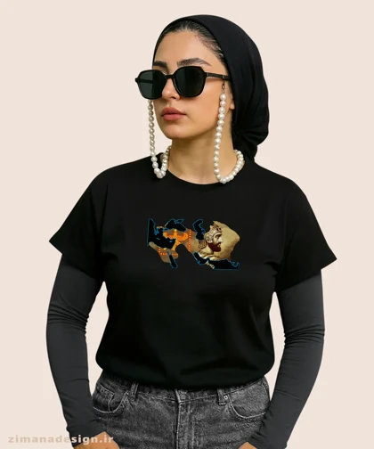 کراپ زنانه اصیل ایرانی طرح نقشه ایران در زمان کوروش بزرگ