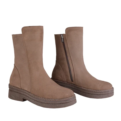 بوت چرم جیر زنانه 69