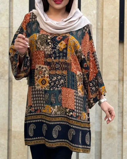 تونیک سایز بزرگ اشک طرح اندونزی 1162
