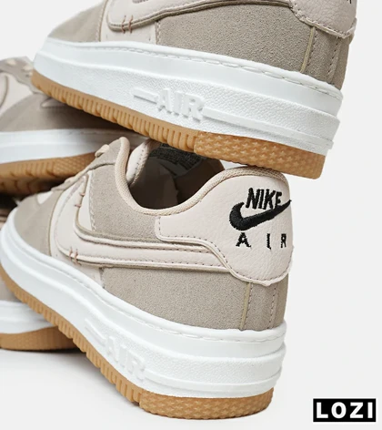 کفش مردانه و زنانه کرم قهوه ای NIKE AIR FORCE