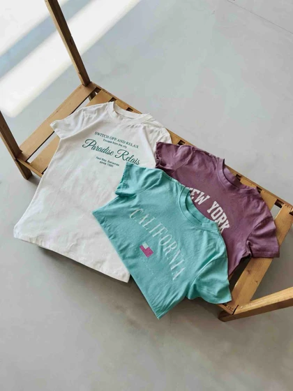 تیشرت رنگی بهاره زنانه و دخترانه