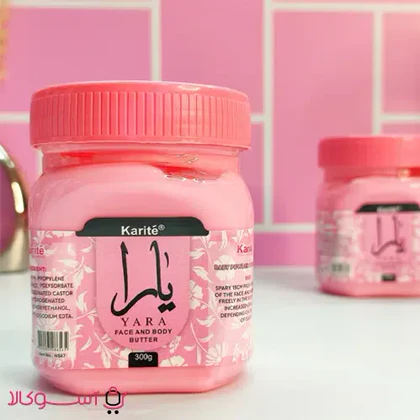 کره صورت و بدن کاریته مدل یارا yara وزن 300 گرم