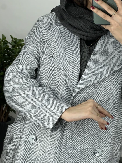 مانتو کتی دکمه دار هلن با ارسال رایگان