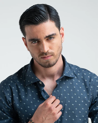 پیراهن مردانه چاپی کد 1868