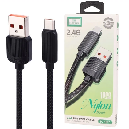 کابل تایپ سی ارلدام Earldom مدل EC-187C جریان 2.4 آمپر طول 1 متر