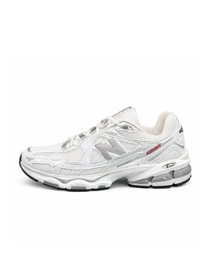 کفش کتانی مردانه مدل نیوبالانس سفید طوسی New BALANCE 740