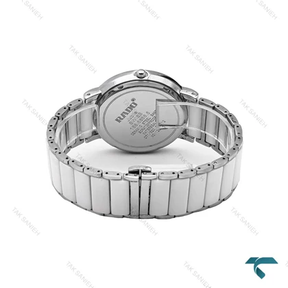 ساعت رادو Centrix مردانه وسط سرامیکی استیل سفید Rado-6342-G