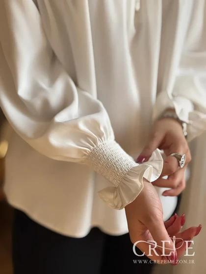 شومیز مجلسی یقه گره‌ای