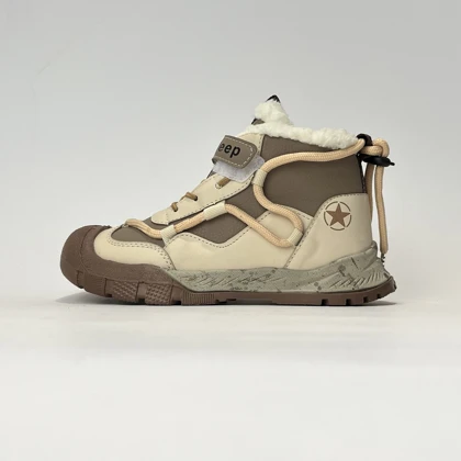 بوت بچگانه ساق‌دار جیپ کرم