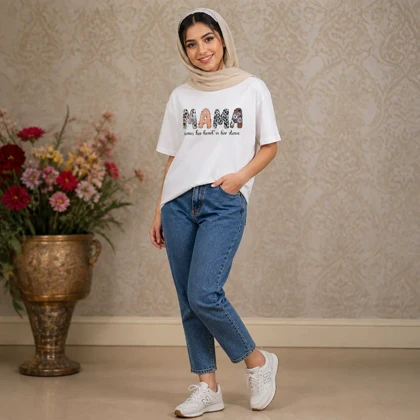تیشرت باکسی زنانه