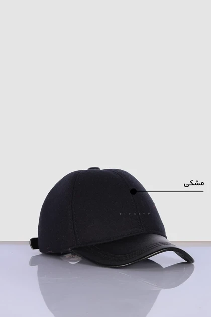 کلاه کپ نمدی و لبه چرم 0001