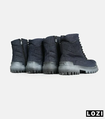 بوت مردانه سرمه ای BALENCIAGA مدل 6739