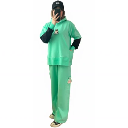 ست دخترانه دورس شلوار لبوبو