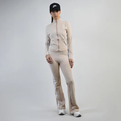 ست سویشرت و شلوار ورزشی زنانه مدل 4H0913 کرم